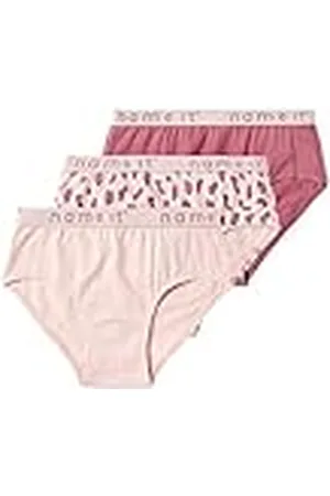 NAME IT Boxershorts voor meisjes, rood/crème , 86 cm