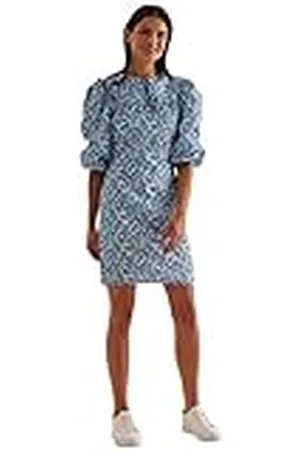 NA-KD Mini-jurk met ballonmouwen voor dames, casual, , 36