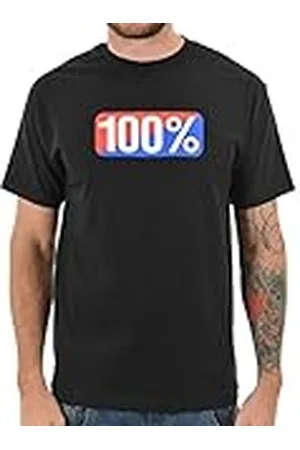 100% T-shirt 32001-001-11 Voor mannen.
