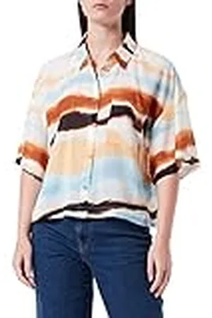 TOM TAILOR Dames batik hemdblouse 1031337, , XL