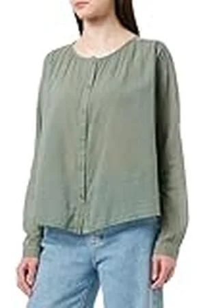 Dreimaster Vintage Damesblouse met lange mouwen, , XL
