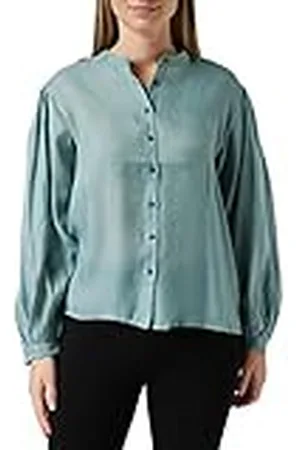 Minus Dames Frilla Shirt 1, Light sea Mist, 16, , 42
