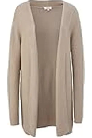 QS by s.Oliver Sales GmbH & Co. KG/ Lange cardigan met capuchon voor dames, lange cardigan met capuchon, , 36