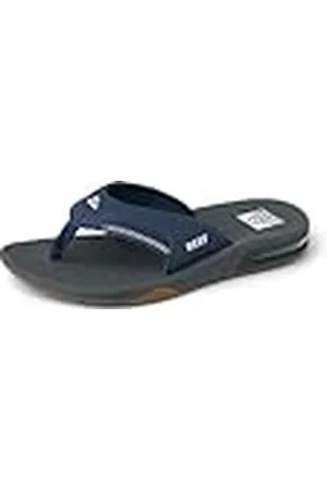 Reef Fanning Flesopener voor heren, flip-flop, boogondersteuning, duurzame buitenzool, waterbestendig, Marine/Schaduw, 39.5 EU