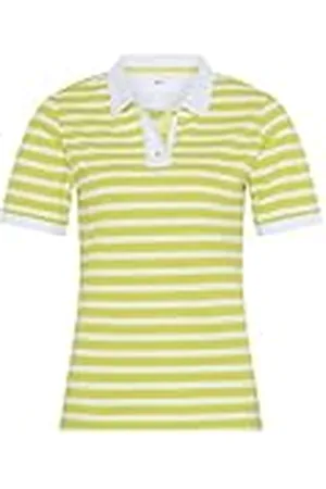Brax Style Cleo poloshirt voor dames, piqué, gestreept T-shirt, , 38