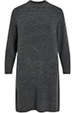 VILA Vitysla High Neck L/S Knit Jurk, , L