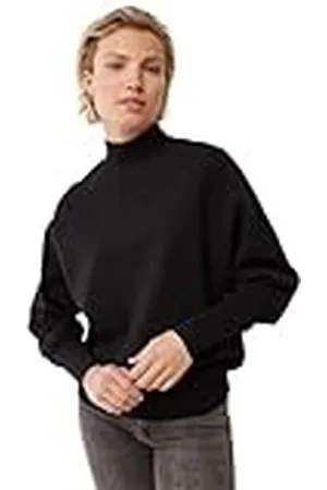 Mexx Dames Mock Neck Gebreide Pullover Sweater, , XL