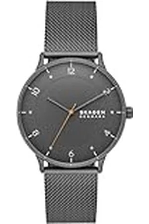 Skagen RIIS Horloge voor heren, Quartz uurwerk met roestvrij stalen of leren band
