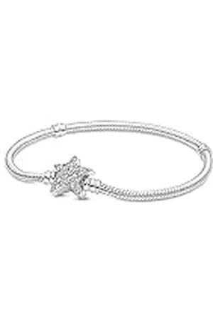 PANDORA Armband Timeless "Sternverschluss" Silber, Zirkonia 599639C01 18 cm