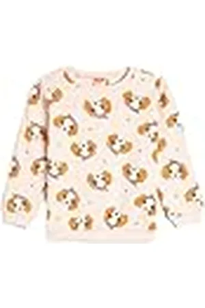 Koton Babygirls Dog Bedrukt Crew Neck Katoenen Sweatshirt, , 12-18 maanden