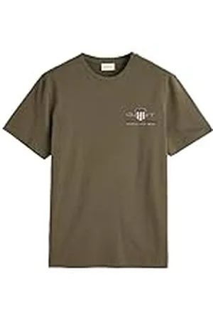GANT Heren Reg Archive Shield Emb Ss T-shirt, , S
