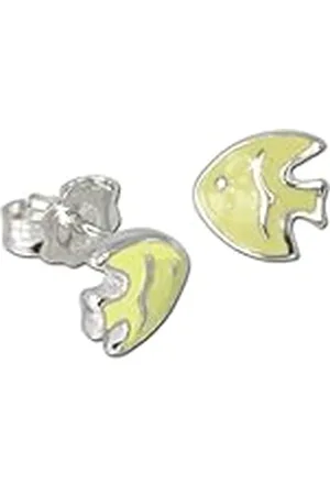Teenie-Weenie Teenie Weenie Oorstekers voor kinderen en jongeren, 925 sterling zilver, email, VSDO605Y