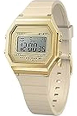 Ice-Watch ICE digit retro Almond skin - Beige dameshorloge met kunststof band - 022062 (Small)