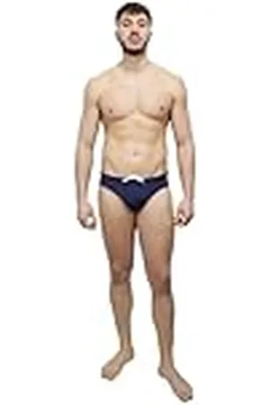 Emporio Armani Swimwear Heren Denim Tape Swim Briefs, , 50
