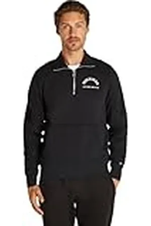 Tommy Hilfiger Heren kraag rits sweatshirt zonder capuchon, , M