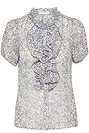 Cream Crkinia SS Damesblouse, , 34