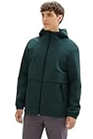 TOM TAILOR Softshell-windjack met capuchon voor heren, , L