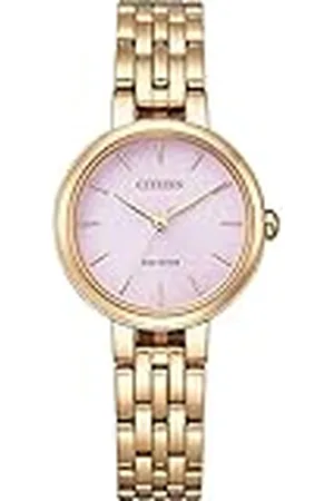 Citizen Dames analoog Eco-Drive horloge met roestvrijstalen armband, , Eén maat, armband