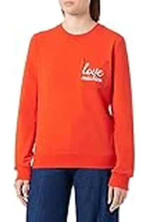 Moschino Sweatshirt voor dames, lange mouwen, slim fit, ronde hals, , 44