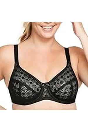 Glamorise Full Figure Plus Size Lace Comfort Wonderwire BH Onderdraad # 9855