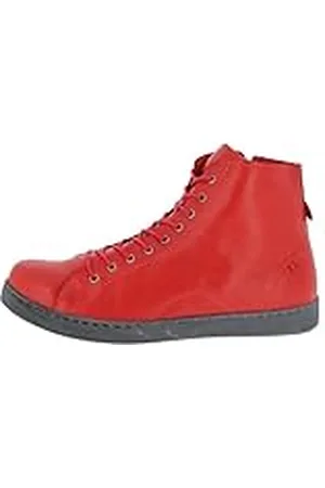 Andrea Conti High Top sneakers voor dames, chili/grijs, 39 EU, , 39 EU