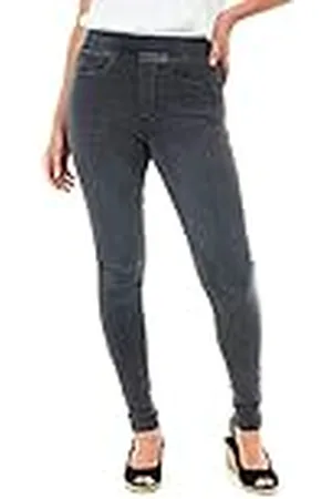 M17 Denim jeans jeggings voor dames, skinny fit, klassieke vrijetijdsbroek met zakken, , 46