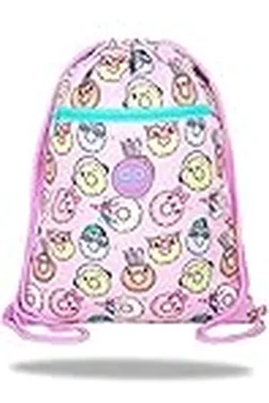 Coolpack Unisex Kids Green Happy Donuts sporttas met trekkoord, , , Einheitsgröße