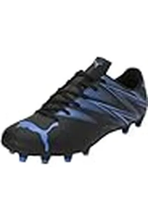 PUMA Heren ATTACANTO FG/AG voetbalschoen, zwart-BLUEMAZING, 43 UK, Zwart Bluemazing, 43 EU