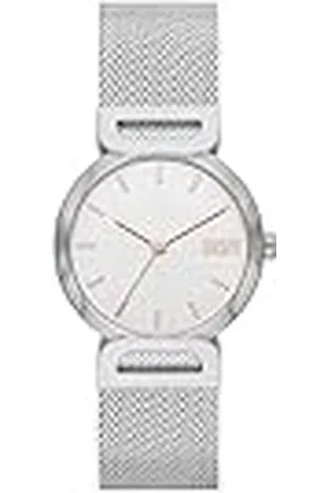 DKNY Downtown D Roestvrijstalen Horloge met Drie Wijzers