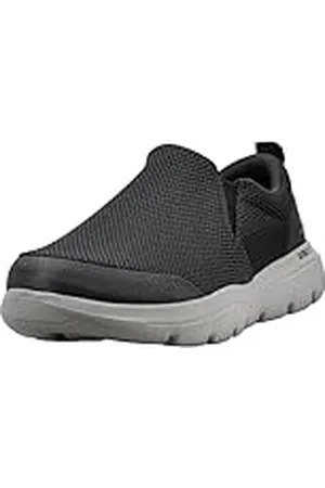 Skechers Go Walk Max, gymschoenen voor heren, Charcoal Textile Charcoal Grijs, 44 EU