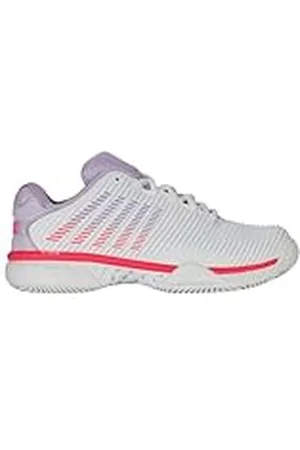 K-Swiss Hypercourt Express 2 tennisschoen voor dames, WHT/ORCHDPTL/NBLZ, 40 EU, , 40 EU