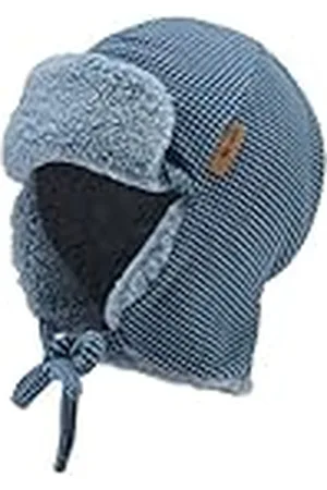 Sterntaler Vliegeniersmuts van geribbeld materiaal met en teddy pluche