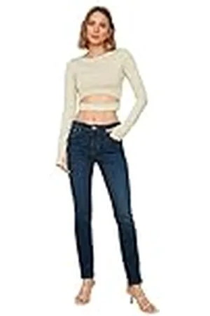 Trendyol Blue High Waist Skinny Jeans voor dames, , 30 NL