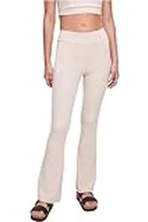Urban classics Gerecycled High Waist Flared Leggings, Broek voor dames, , , 5XL EU
