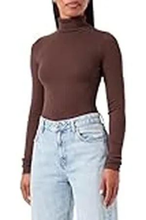 BESTSELLER Dames JXFAN STR LS Rib Tee JRS NOOS shirt met lange mouwen, , M, , M