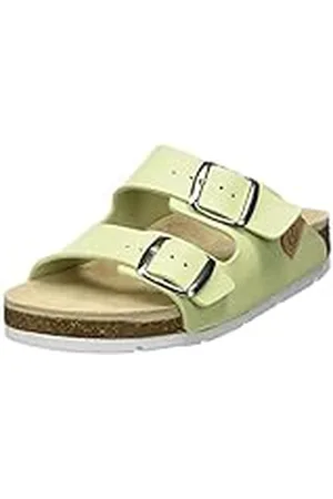 Rohde Elba 1700 Clogs voor dames, slippers, kurk, diep voetbed, , 36 EU