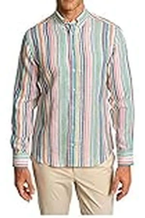 Hackett Heren Multi Coloured Stripe Shirt