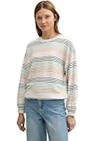 TOM TAILOR T-shirt met lange mouwen voor dames, , XS