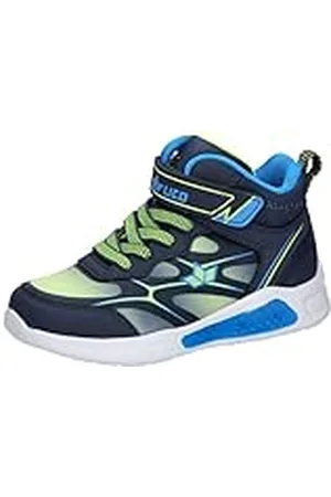 LICO Blinky Boy, gymschoenen, marine/blauw/citroen, 28 EU, , 28 EU