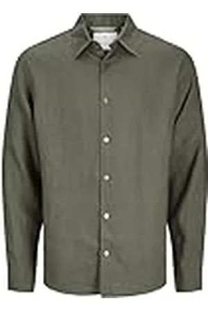 JACK & JONES JPRCCLAWRENCE Linen Shirt L/S SN, , L