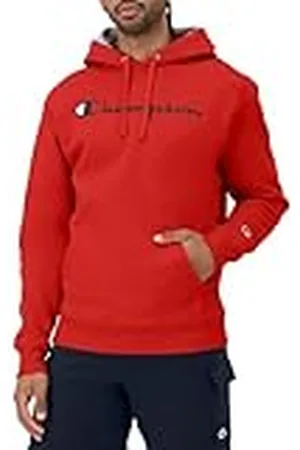 Champion Heren Powerblend Fleece, Crewneck Sweatshirts (Reg. Of Big & Tall), C Logo, L