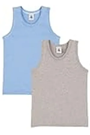 Petit Bateau 2 tanktops Varian10A, , 10 Jaar