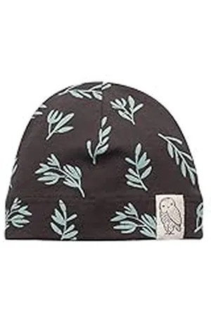 Pinókio Bonnet, babymuts meisjes, Blijf Green Graphite WITHPLANTS, , 56