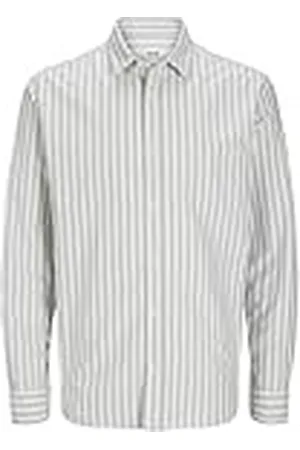 JACK & JONES RDDLESNER Oxford Stripe Shirt L/S SN, , M