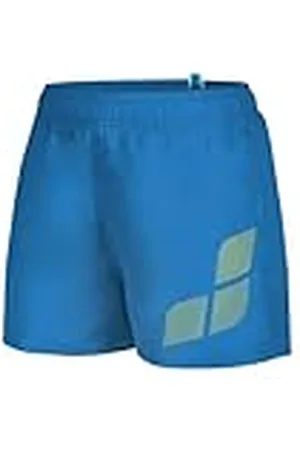 Arena Strandshorts met R-logo voor jongens, Blue Lake-Soft Green, 14-15 Jaar