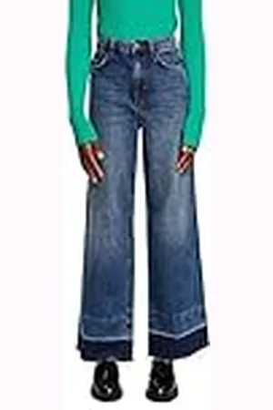 ESPRIT Edc by Dames 122CC1B309 Jeans, 901/BLUE Dark WaSH, 32/34