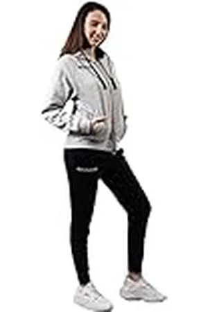 Givova King 4 Season, unisex trainingspak voor volwassenen, lichtgrijs melange/blauw, L