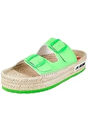 Moschino JA28123G1GID081039, Mule dames, neongroen, 39 EU