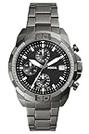Fossil Emporio Armani roestvrijstalen horloge met twee wijzers, zilver, voor heren, AR1648