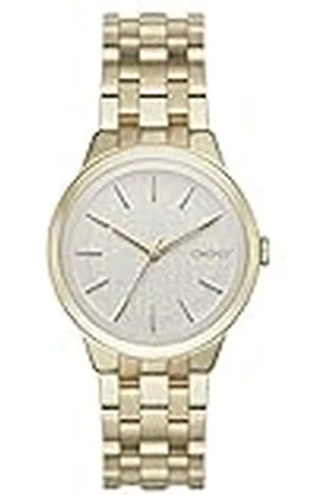 DKNY Vrouwenhorloge Park Slope Driehandig Zilverkleurig horloge